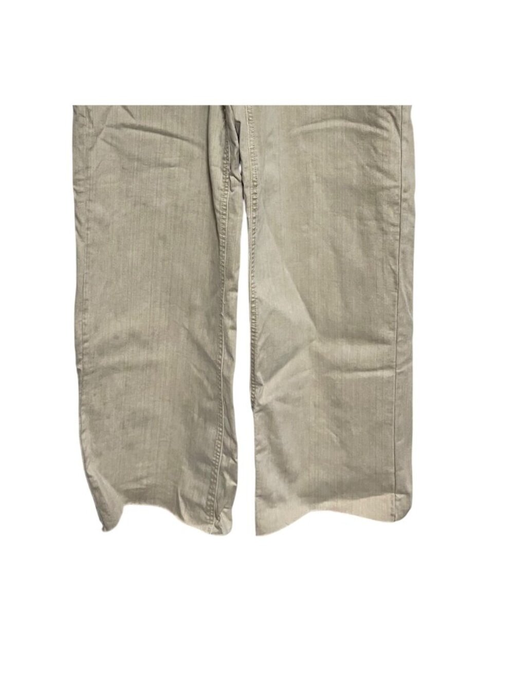 OAT New York High-Rise Wide-Leg Utility Pants Beige Denim Jeans Womens 10/30 - Picture 6 of 10